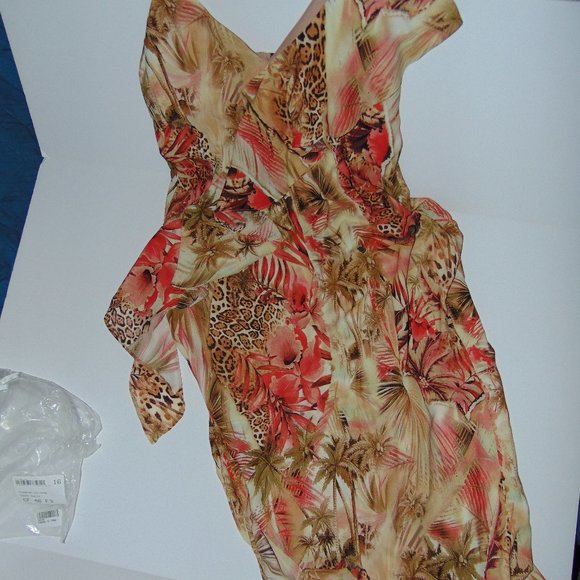 Venus Animal Print Dress - Size 10/12 - Picture 5 of 9